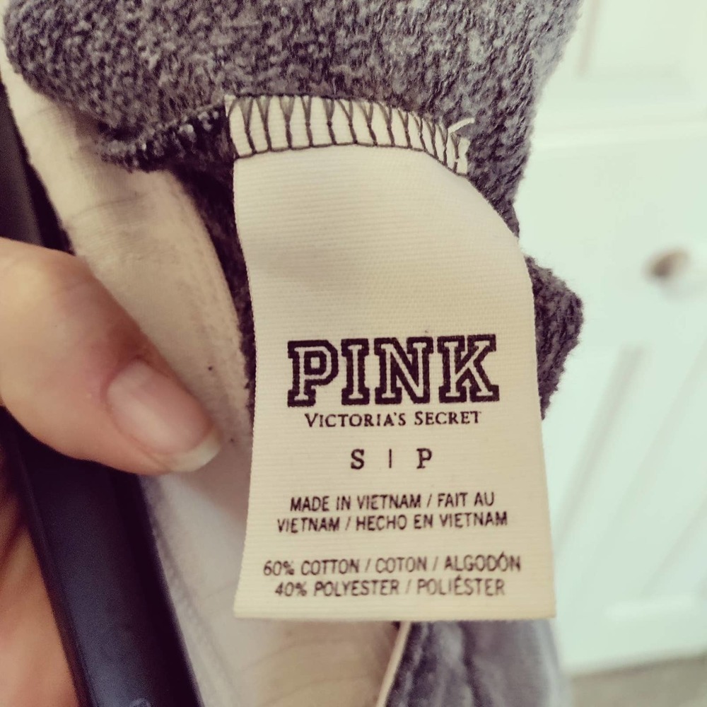 PINK victorias secret gray jogger size small - Picture 6 of 7